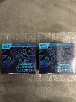 2x MEGA EVOLUTION PHANTASMAL FLAMES Elite Trainer Box ETB Pokemon New Sealed TCG - Image 1