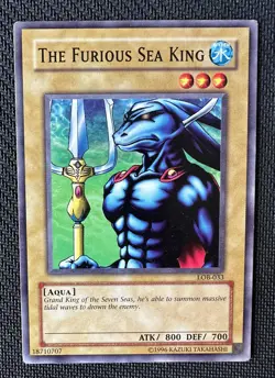 The Furious Sea King - Yu-Gi-Oh! TCG - LOB-033 - Unlimited - Common - Image 1