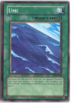 Yugioh - Umi LOB-050 Unlimited - The Legend of Blue Eyes White Dragon - Image 1