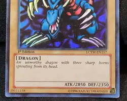 YuGiOh Tri-Horned Dragon LCYW-EN157 Super Rare 1st Ed MP - Image 5