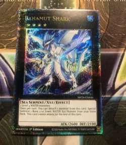1x (M/NM) Bahamut Shark MP24-EN036 Quarter Century Secret Rare 1st Ed. YuGiOh - Image 1