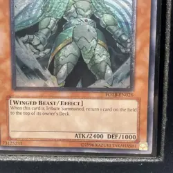 Yugioh Raiza the Storm Monarch FOTB-EN026 Ultimate Rare Unlimited NM - Image 2