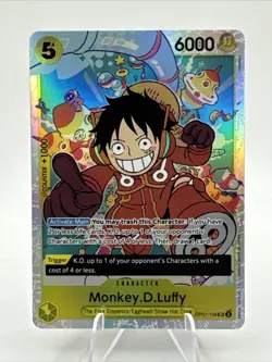 One Piece Monkey.D.Luffy OP07-109 SR 500 Years in the Future - Image 1
