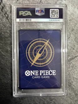 One Piece CCG Trafalgar Law OP01-047 Romance Dawn English Edition PSA 10 - Image 2