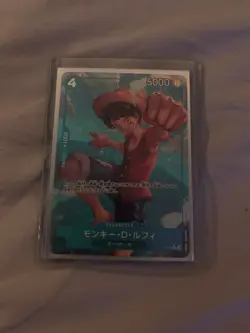 ONE PIECE CARD GAME Monkey D. Luffy Full Art P-055 PRB-01 Japanese - Image 1