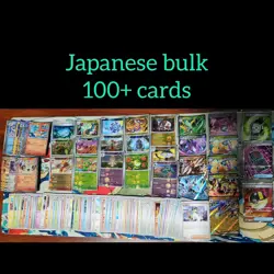 Pokemon Tcg Japanese Bulk, 100+ Cards - Image 1