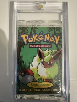 Pokemon Card Jungle Booster Pack New Factory Sealed Mint Flareon 20.81g - Image 1