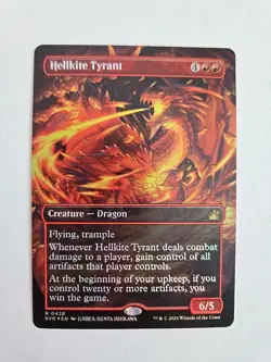 Hellkite Tyrant (Anime Borderless) Ravnica Remastered Foil - Image 1