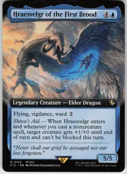 Hraesvelgr of the First Brood (Extended Art) 142 Commander: FINAL FANTASY R - Image 1