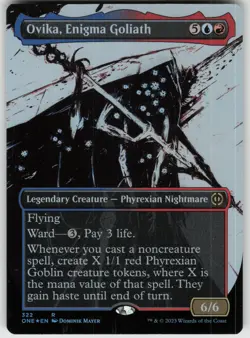 Foil Ovika, Enigma Goliath (Showcase) 322 Phyrexia: All Will Be One R - Image 1