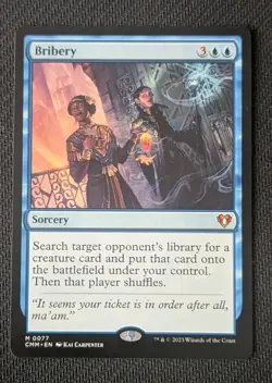 Bribery CMM 77 Normal English NM - MTG - Image 1