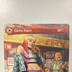 Gwen Stacy 0202 Borderless Marvel's Spider-Man Non Foil MTG Magic The Gathering - Image 3