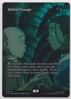 MTG - Fabled Passage (Borderless) Avatar: The Last Airbender: Eternal-Legal Foil - Image 1