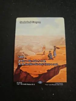 Sunbaked Canyon (Borderless) 0058 - Avatar: The Last Airbender TLE MTG NM/M - Image 1