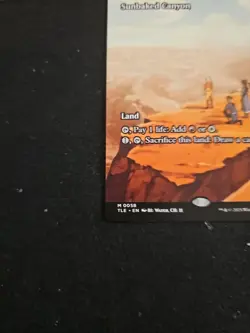 Sunbaked Canyon (Borderless) 0058 - Avatar: The Last Airbender TLE MTG NM/M - Image 5
