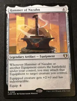 Hammer Of Nazahn - CMM - MTG - EN - NM - 0388 - Image 1
