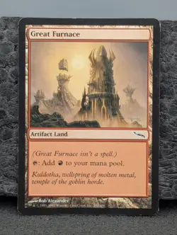 MP - Great Furnace - Mirrodin - Magic The Gathering Moderately Played Eng MTG - Image 1