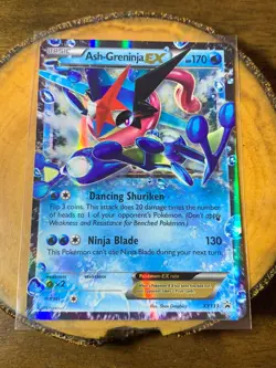 Ash-Greninja EX XY133 Black Star Promo Pokemon - Image 1