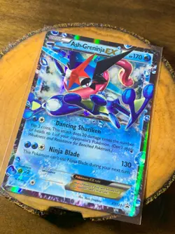 Ash-Greninja EX XY133 Black Star Promo Pokemon - Image 2