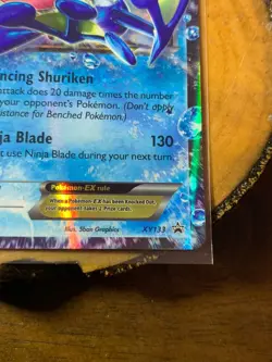 Ash-Greninja EX XY133 Black Star Promo Pokemon - Image 5