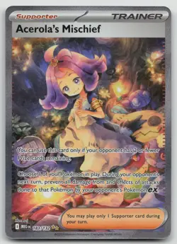 Acerola's Mischief 183/132 Pokemon TCG Me01: Mega Evolution SIR Holo - Image 1