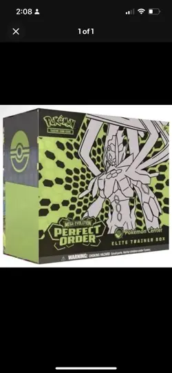 Pokemon TCG Mega Evolution Perfect Order Pokemon Center ETB *PRESALE* - Image 1