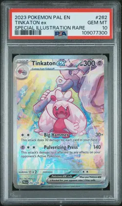 2023 POKEMON PAL EN-PALDEA EVOLVED SPECIAL ILLUSTRATION RARE TINKATON EX PSA 10 - Image 1