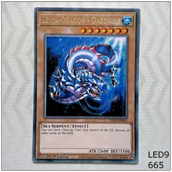 Levia-Dragon - Daedalus - LED9-EN047 - Rare 1st Edition Yugioh - Image 1