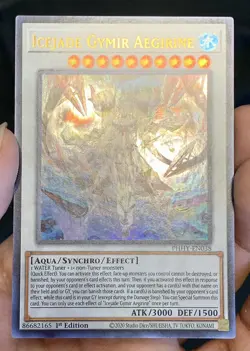 Yugioh 1x Icejade Gymir Aegirine PHHY-EN038 Ultra Rare 1st Ed NM w/Tracking - Image 2