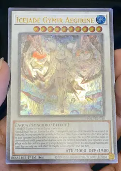 Yugioh 1x Icejade Gymir Aegirine PHHY-EN038 Ultra Rare 1st Ed NM w/Tracking - Image 3