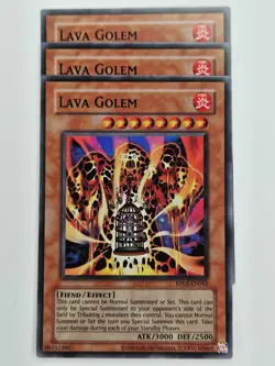 Yu Gi Oh - 3x RP02-EN082 Lava Golem - Super Rare - Image 1