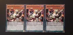 Yu-Gi-Oh! 3xOberster Konig Drache Buntaugig, LEDD-DEC02, Common, 1. Auflage, EX - Image 1