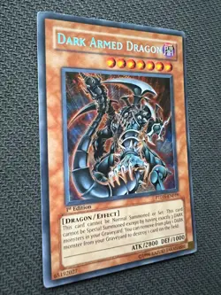Yugioh Dark Armed Dragon 1st Edition Secret Rare PTDN-EN019 VLP/NM - Image 2