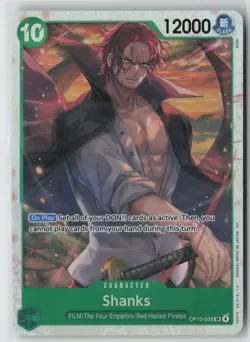 One Piece TCG Shanks SR OP13-028 Carrying On His Will English - Image 1