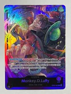 Monkey.D.Luffy ST18 OP05-060 Leader PURPLE Starter Deck Foil - Image 1