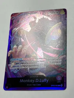 Monkey.D.Luffy ST18 OP05-060 Leader PURPLE Starter Deck Foil - Image 3