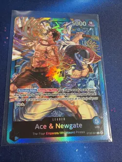 Ace & Newgate ST22-001 Leader Starter Deck 22 Blue One Piece TCG English - Image 1