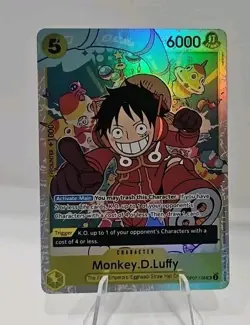 Monkey.D.Luffy OP07-109 - One Piece TCG English - SR Super Rare Foil NM - Image 1