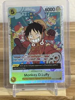 Monkey D Luffy OP07-109 SR 500 Years in the Future ENGLISH One Piece Foil - Image 1