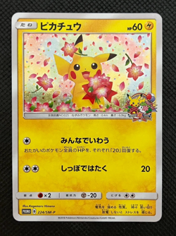 Pikachu 224/SM-P PROMO Pokemon card Japanese NINTENDO VERY RARE - Image 1