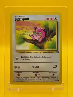 Jigglypuff 54/64 Jungle Set Regular Pokemon Cards 1999 NM - Image 1