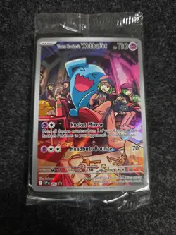 Team Rocket's Wobbuffet 203 Sv: Scarlet & Violet Promo Cards Holo - Image 1