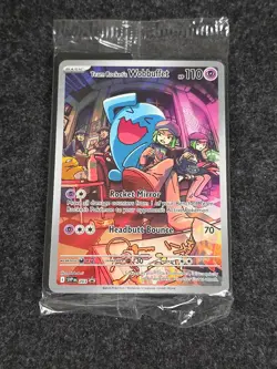Team Rocket's Wobbuffet 203 Sv: Scarlet & Violet Promo Cards Holo - Image 3