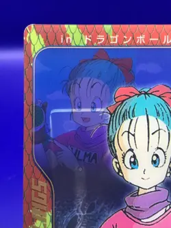 Bulma Dragon Ball Z Super Collection Card Morinaga Japanese F/S No.038 - Image 3