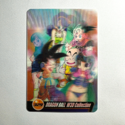 S1811 Bulma Goku Chi-Chi 3D 328 Japanese Dragon Ball x Morinaga Clear Wafer Card - Image 1