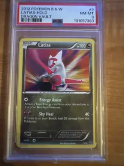 Pokemon TCG Latias Dragon Vault Holo Card 9/20 Rare - Image 1