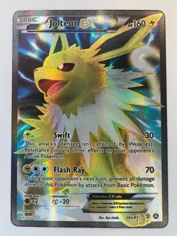 Jolteon EX - 28a/83 Generations Promo Full Art Pokemon Cards - LP+ - Image 1