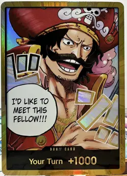 DON!! Card (Gol.D.Roger) (Gold) Carrying On His Will - Image 1