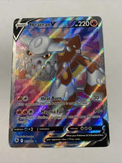 Heatran V - 165/189 - Full Art Ultra Rare Astral Radiance Pokemon Card MINT - Image 1