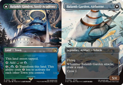 Mint/Near-Mint, English - 1 x MTG Balamb Garden, SeeD Academy - Foil - Borderles - Image 1